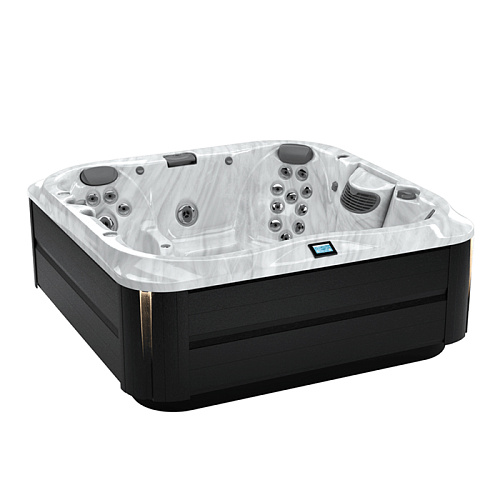 Jacuzzi J375 Минибассейн 231х231х97см, стерео, цвет Platinum, внешняя панель New Smoked Ebony