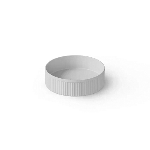 Dea Design Washbasins Раковина 40x40x12см., накладная, без отв., Solid Surface, цвет: White №18