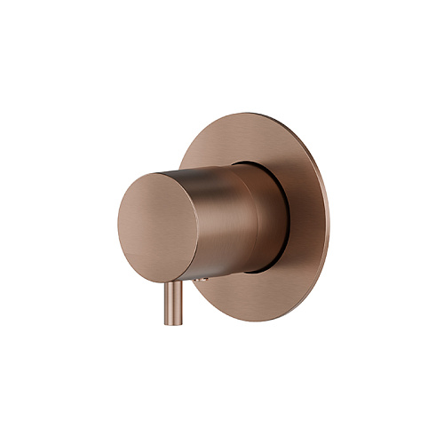Newform X-STEEL 316 Наружная часть для переключателя/запорного вентиля, цвет:  PVD Brushed copper bronze