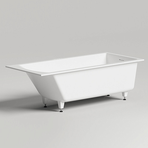 Salini Cascata kit Встраиваемая ванна 180х80х60см, донный клапан, материал: S-Sense, цвет: белый матовый