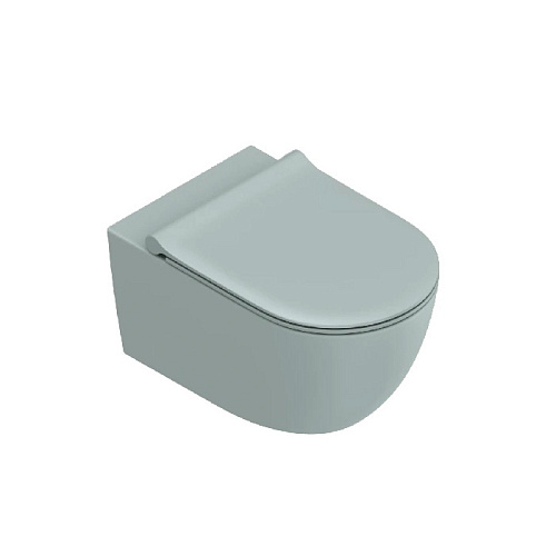 Catalano Sfera Унитаз 55x35см., подвесной, безободковый, Tornado, Cataglaze+, цвет: Acqua satinato