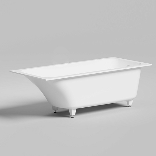 Salini Orlanda Встраиваемая ванна 170х75х60см., мат-л: S-Sense, цвет: белый глянцевый