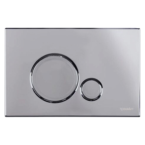 Duravit DuraSystem Beta 120 Клавиша смыва для унитаза, пластик, цвет: хром глянцевый 