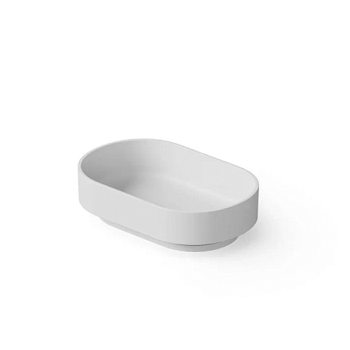 Dea Design Washbasins Раковина 56х36х15см., накладная, без отв., Solid Surface, цвет: White №18