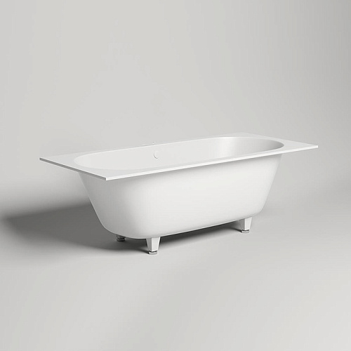 Salini Ornella Axis 170 Ванна встраиваемая,170х70х60cм., прямоугольная ,материал: S-Stone, цвет: белый матовый