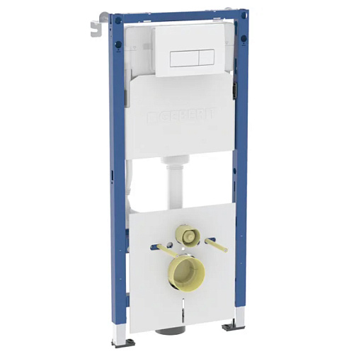 Geberit Duofix Инсталляция для подвесного унитаза 112см., со смыв. бачком Delta 12 см., с креплением и клавишей Delta50