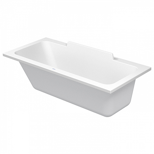 Duravit DuraStyle Ванна 170х75x46см,, прямоугольная, встраиваемая или версия  с панелями и ножками, с наклоном для спины слева, цвет: белый