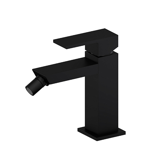 Newform Ergo Q Смеситель для биде, 1 отв., цвет: черный матовый