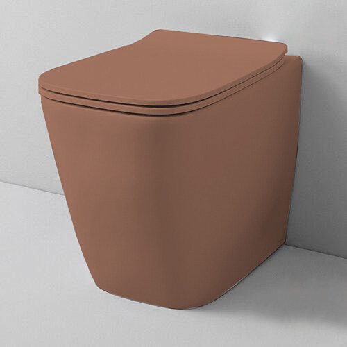 Artceram A16 Унитаз напольный Rimless 36х52 см, цвет: tortora