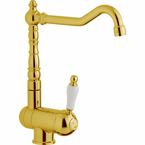 CISAL Arcana Empress Смеситель на 1 отверстие для кухни, цвет: золото