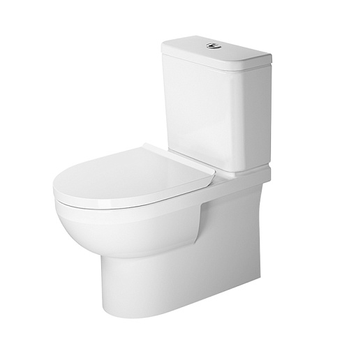 Duravit No.1 Унитаз-моноблок 36.5х65.5см., напольный, безободковый, цвет: белый