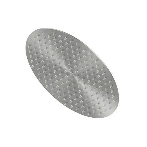 QuadroDesign Верхний душ 40см., настенный/потолочный, 1 режим, цвет: Brushed Stainless Steel
