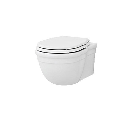 TW Ellada Унитаз подвесной,  55x36 см., с крепежом, цвет: белый