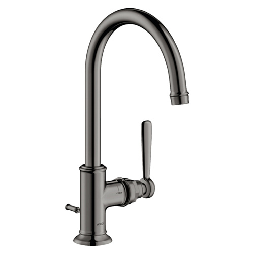 Axor Montreux Смеситель для раковины 210, на 1 отв., с донным клапаном, цвет: полированный черный хром