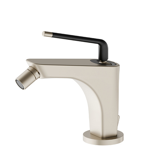 Newform O'Rama Смеситель для биде, 1 отв., с донным клапаном, цвет: gold satin