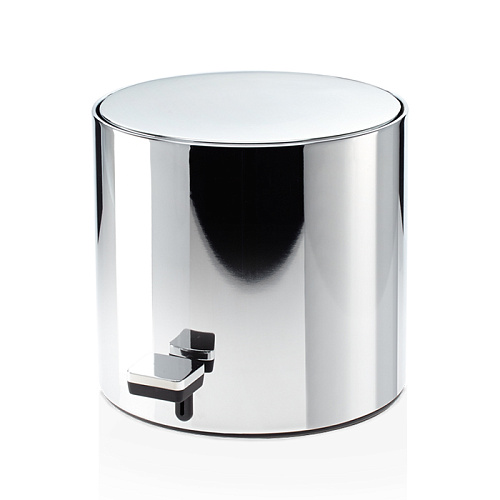 Decor Walther Bar Ведро для мусора, напольное, с педалью, цвет: хром