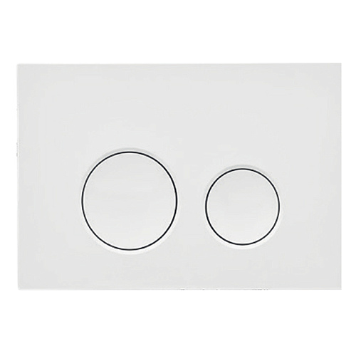 TECEspring LT Панель смыва из пластика для унитазов c двумя режимами смыва, цвет белый глянцевый