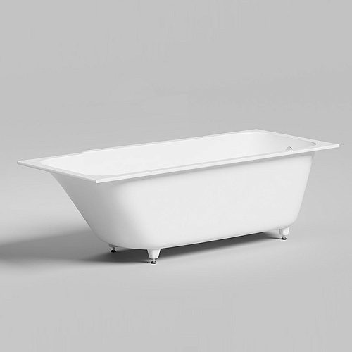 Salini Orlanda Встраиваемая ванна 170х70х60cм, прямоуг. чаша, S-Sense, цвет: белый глянцевый