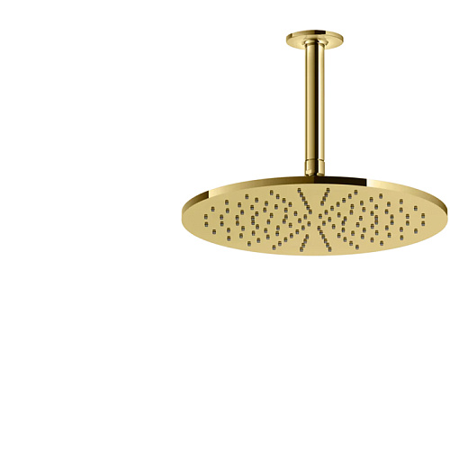 Gessi Inciso Верхний душ, 1/2", Ø30см, потолочный, цвет: золото