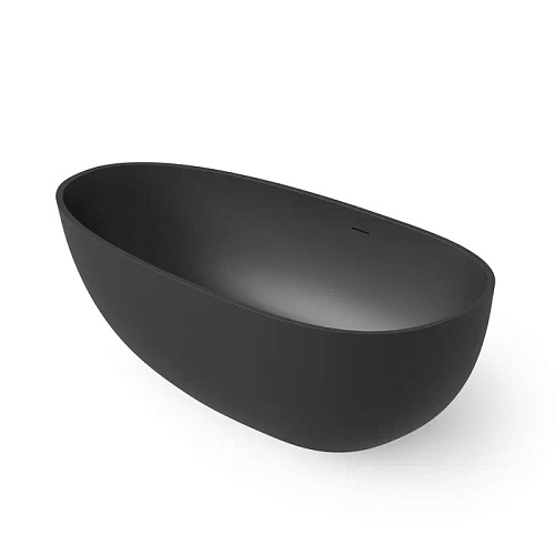 Dea Design Modern Ванна 170x87x56см., отдельностоящая, Solid Surface, цвет: Black №16