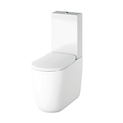 Kerasan Nolita Унитаз моноблок, с креплением WB5N, с сиденьем, цвет: белый глянцевый