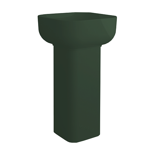 Simas Balloon Раковина с колонной 45x45xh65 см, без отв под смеситель, без перелива, цвет: mirto matt