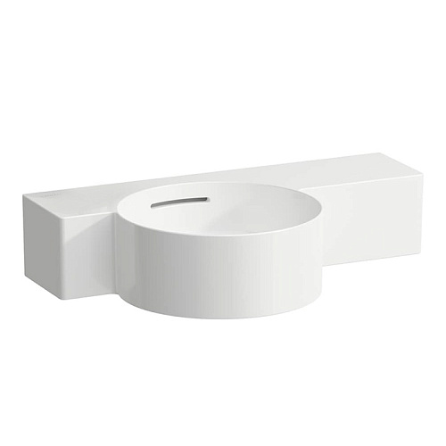 Laufen VAL Раковина с полкой 55x31.5x11.5см., без отв., Dx, цвет: белый