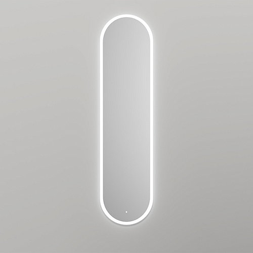 Salini Armonia Зеркало для ванны 45х178.5х2.5см., фоновая и фронтальная подсветка 3в1, сенсорный выключатель, крепления, без подогрева