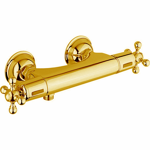 CISAL Arcana Ceramic Термостатический смеситель для душа, цвет: золото