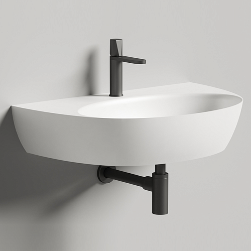 Salini Alda Wall 03 Раковина 60х71х15см., накладная, 1 отв., S-Sense, цвет: белый