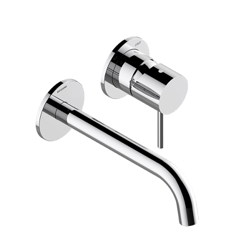 Bossini Teo Line Смеситель встраиваемый для раковины, излив 18,5 см, цвет: хром 