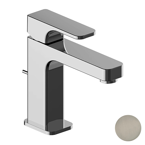 Cisal Cubic Смеситель для раковины, излив 13см., цвет: Nichel  Spazzolato