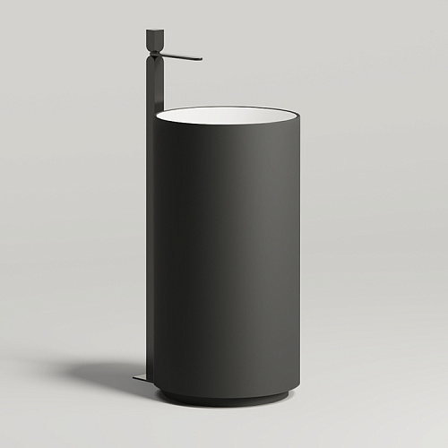 Salini Armonia Раковина напольная 45х45х85см, без отв. под смес, без перелива, материал: S-Stone, цвет: RAL9011