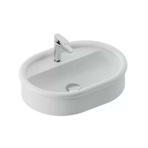 Artceram Brera Раковина накладная 60x45х15см., без отв., цвет: белый глянцевый