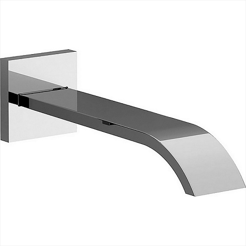CISAL Wave Излив настенный 245 мм для ванны, цвет: хром