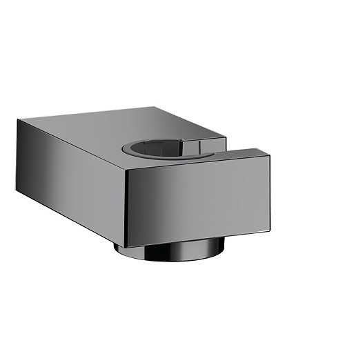 Hansgrohe Держатель ручного душа, настенный, цвет: шлифованный черный хром