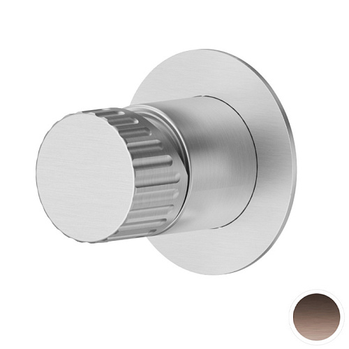 Newform Steel Line Смеситель для душа, встраиваемый, на 1 выход, цвет: pvd brushed copper bronze