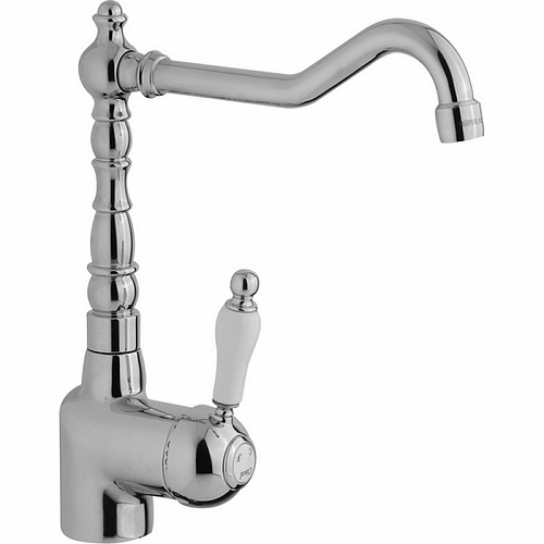 CISAL Кухонные смесители Смеситель однорычажный на 1 отверстие для кухни,с поворотным изливом 215 мм, цвет: хром