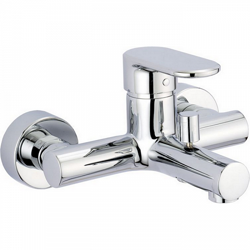 CISAL LineaViva Смеситель однорычажный настенный для ванны/душа, цвет: хром