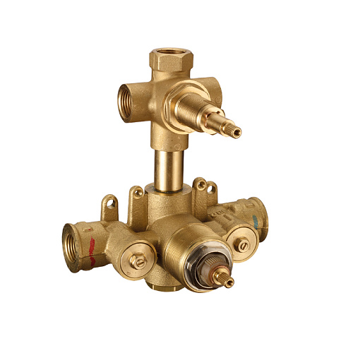 Cisal Встраиваемая часть термостатического смесителя с переключателем на 3 положения