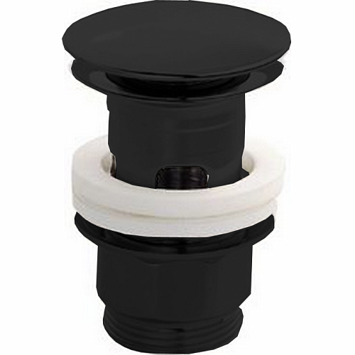 CISAL Донный клапан 1"1/4 для раковин, цвет: черный матовый