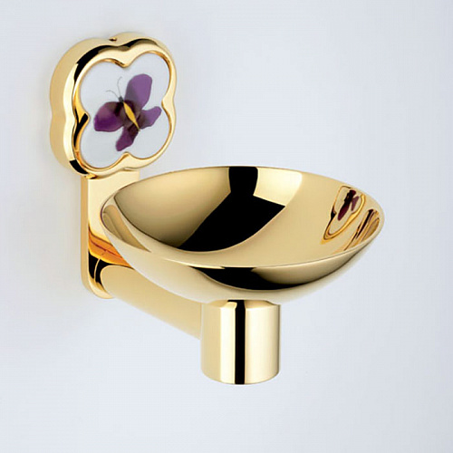 THG Capucine mauve Мыльница, подвесная, цвет: золото