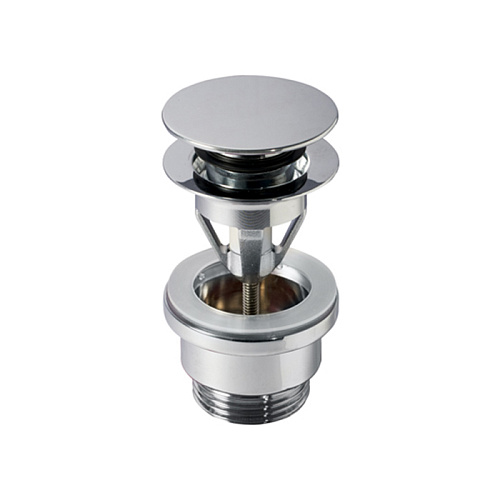 Catalano Слив плоский с клапаном клик-клак для раковин с переливом, цвет хром