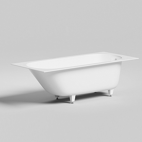 Salini Ornella Встраиваемая ванна 180х80х60cм, овальная чаша, S-Sense, цвет: белый глянцевый