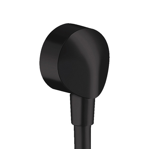 Hansgrohe Fixfit E Шланговое подсоединение 1/2", цвет: черный матовый