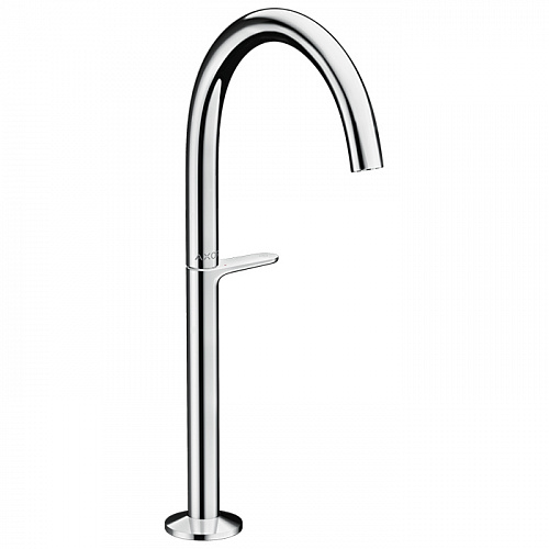 Axor One Смеситель для раковины, 1 отв., излив h260мм, Select, со сливом push-open, цвет: хром