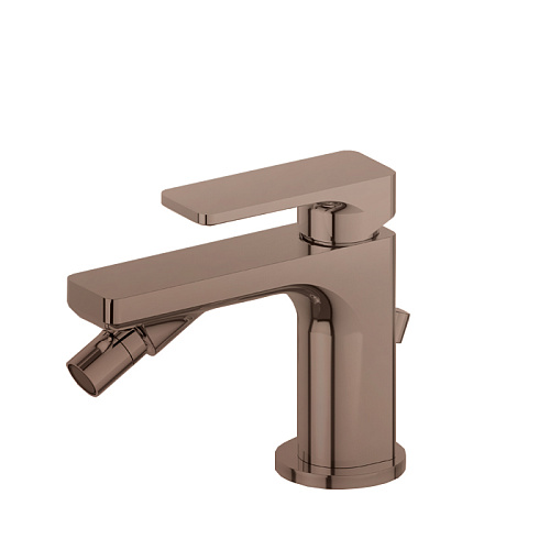 Newform B-Easy Смеситель для биде, 1 отв., с донным клапаном, цвет: copper glossy