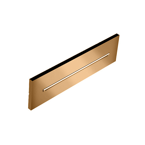 Almar Waterfall Wall Built-In Излив настенный 350×80 мм, "водопад", цвет: Copper 316 Brushed PVD
