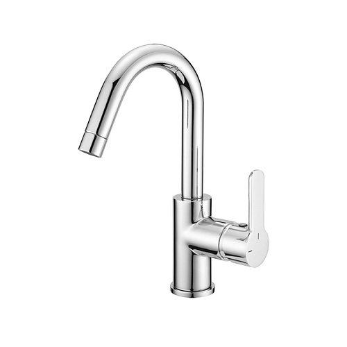 Cisal Tender Смеситель для раковины, на 1 отв., с донным клапаном, цвет: хром