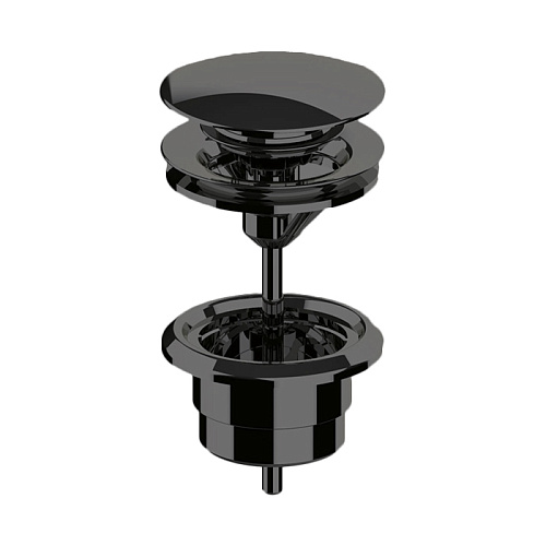 Almar Mixers Донный клапан 1"1/4 для раковины, цвет: черный металл брашированный PVD